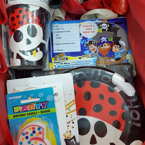 box-anniversaire-pirate Box anniversaire enfant Pirate